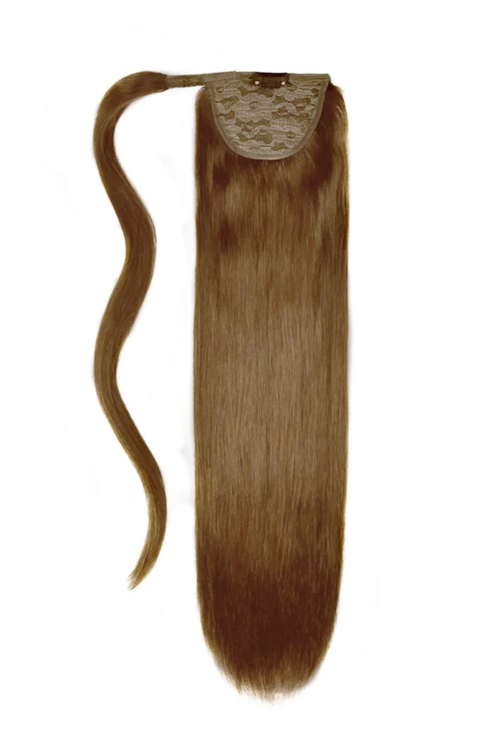 14" Mini Straight Up Wrap Around Ponytail Extension - Image 31