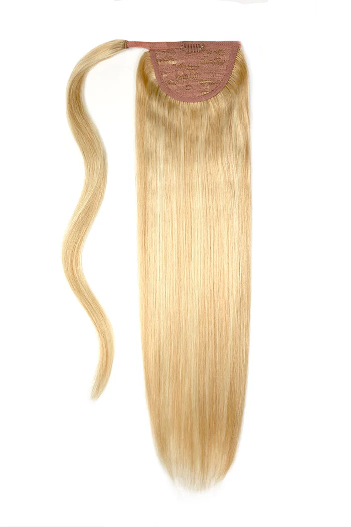 14" Mini Straight Up Wrap Around Ponytail Extension - Image 4