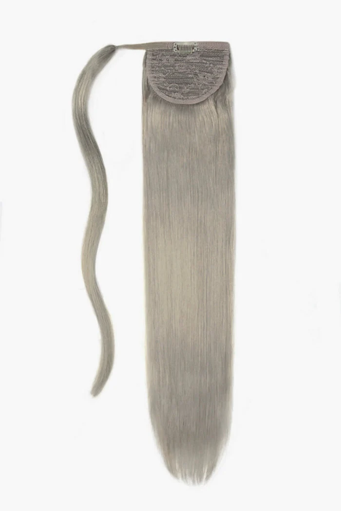 14" Mini Straight Up Wrap Around Ponytail Extension - Image 55