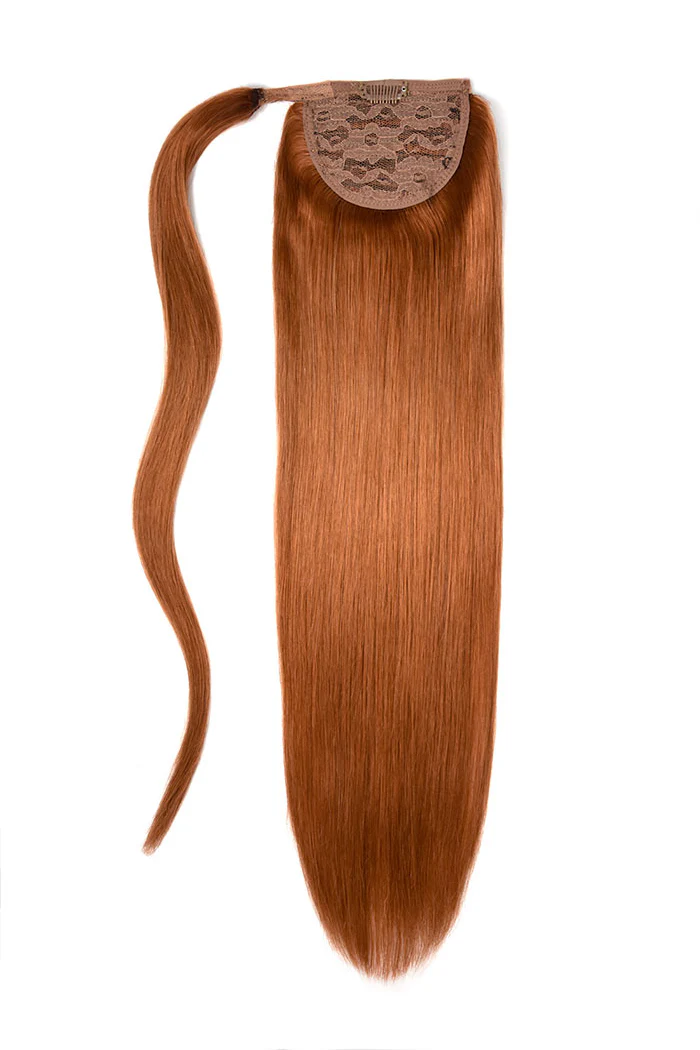 14" Mini Straight Up Wrap Around Ponytail Extension - Image 9