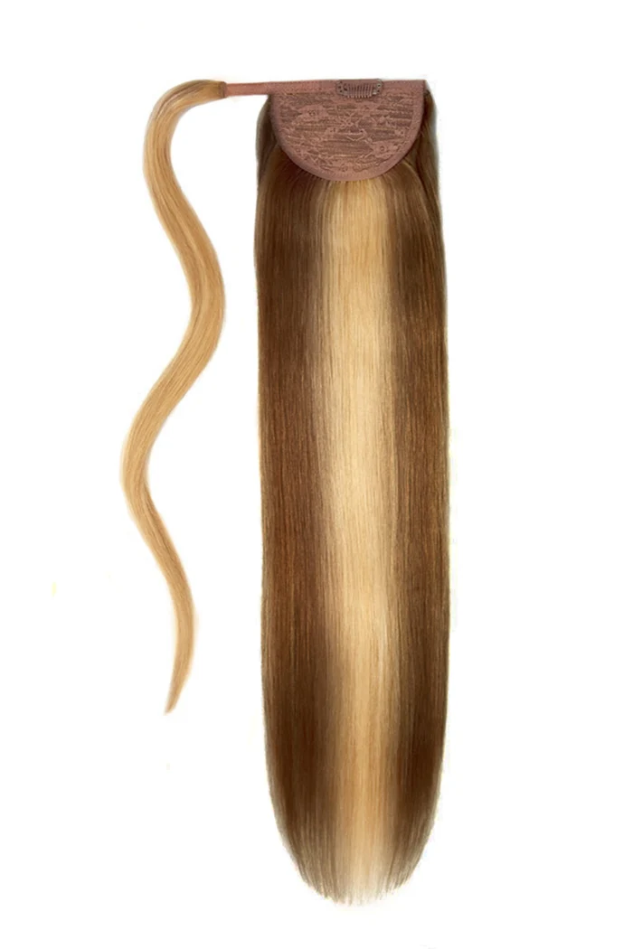 24" Mega Straight Up Wrap Around Ponytail Extension - Image 29