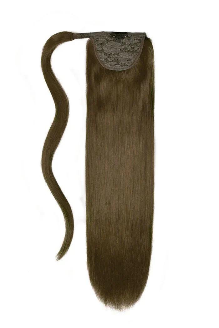 24" Mega Straight Up Wrap Around Ponytail Extension - Image 36