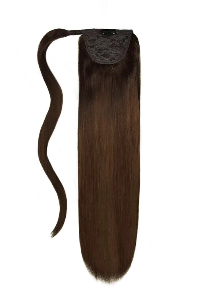 24" Mega Straight Up Wrap Around Ponytail Extension - Image 42