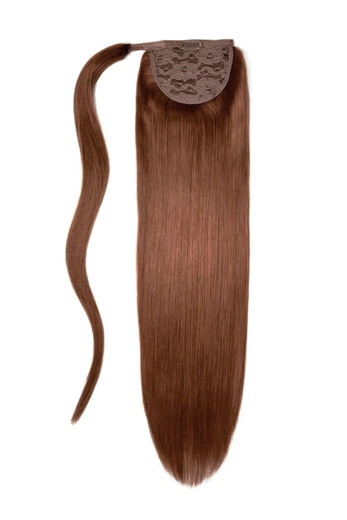 24" Mega Straight Up Wrap Around Ponytail Extension - Image 46