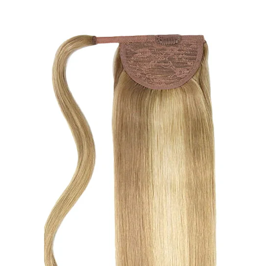 Biscuit Blondey (#18/613) Straight Up Wrap Around Ponytail Extension - Image 2