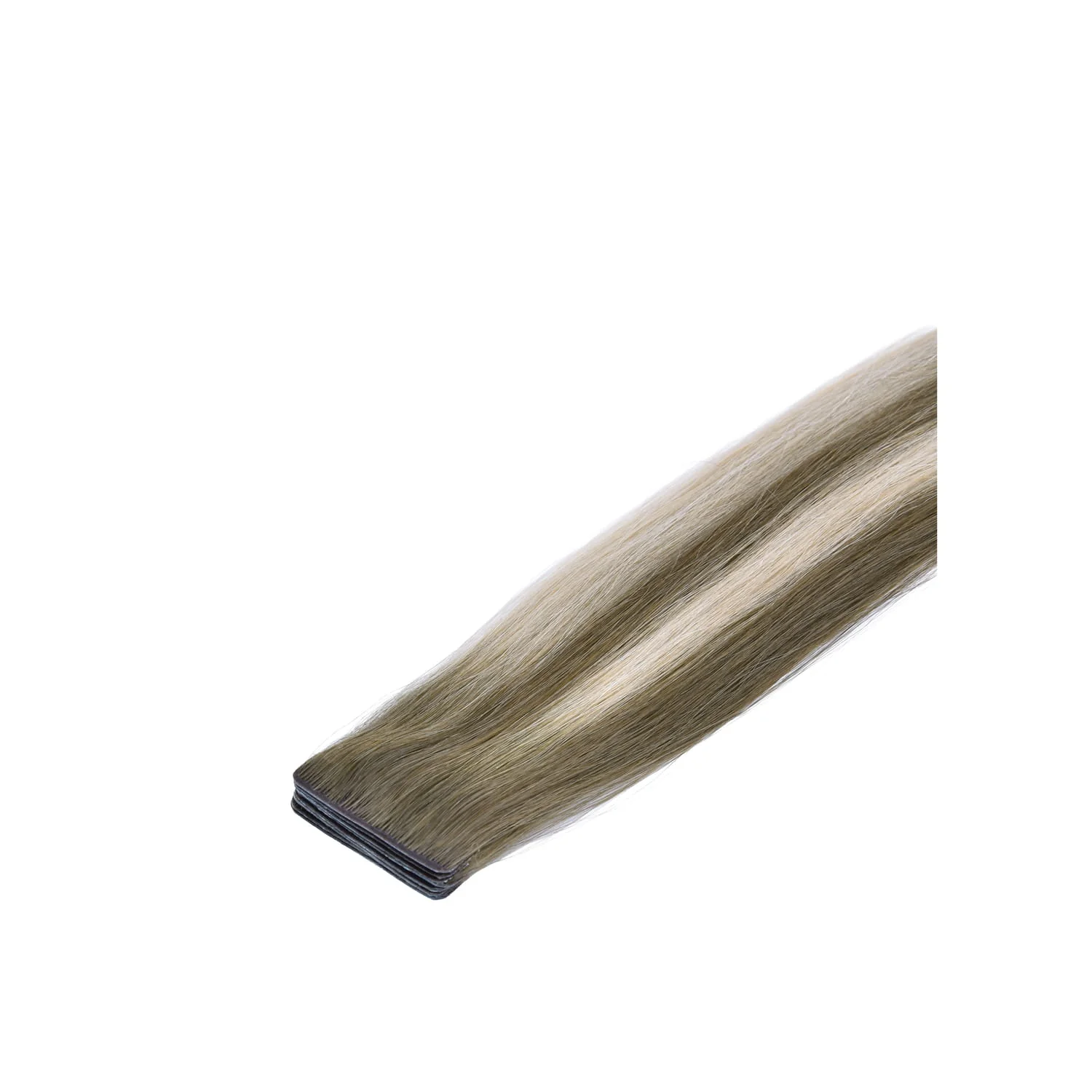 Ash Bronde Balayage Remy Royale Invisible Tape In Hair Extensions - Image 2