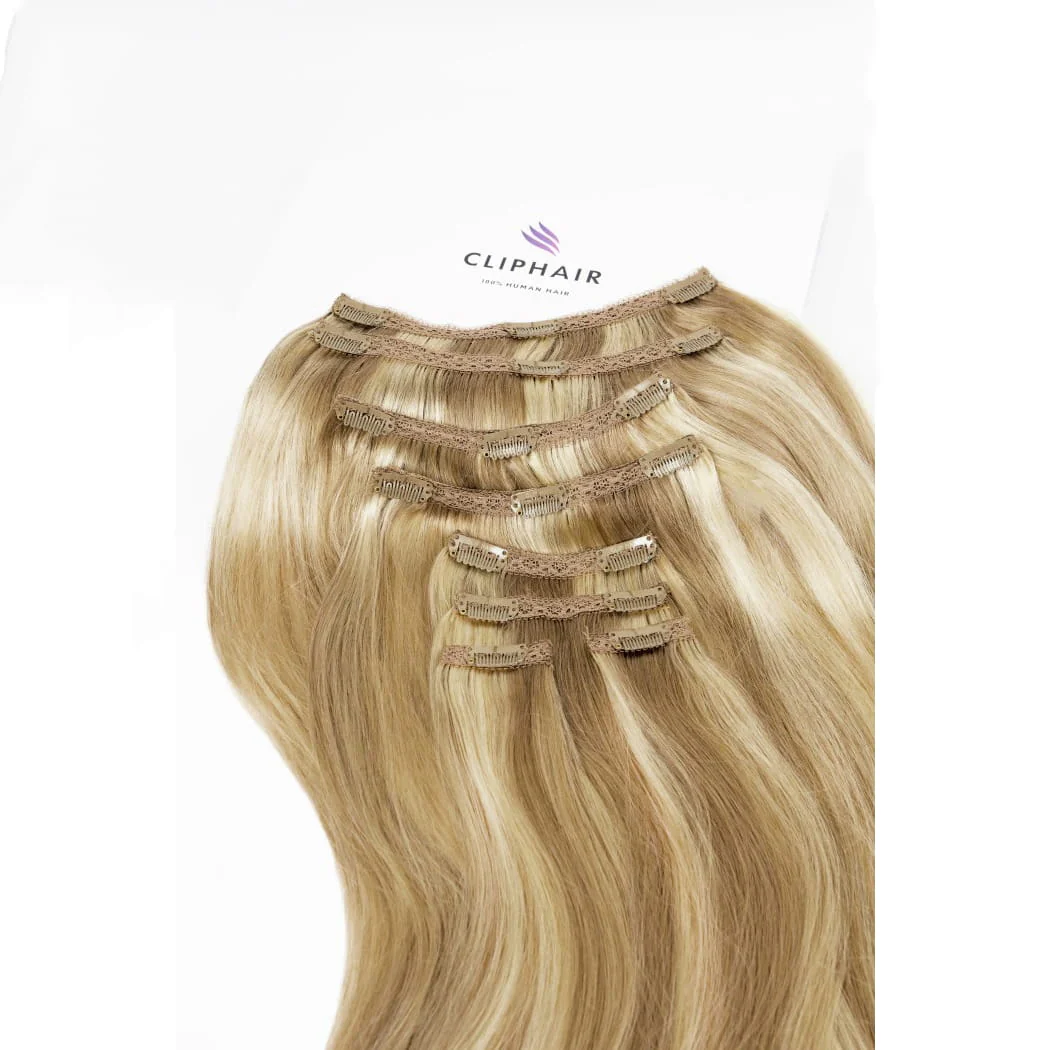 Biscuit Blondey (#18/613) Ultra-Volume Clip In Full Head Set (240-300G)