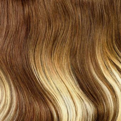 Chestnut Bronde Balayage One Piece Clip In Hair Extensions (Top-Up) - Image 2