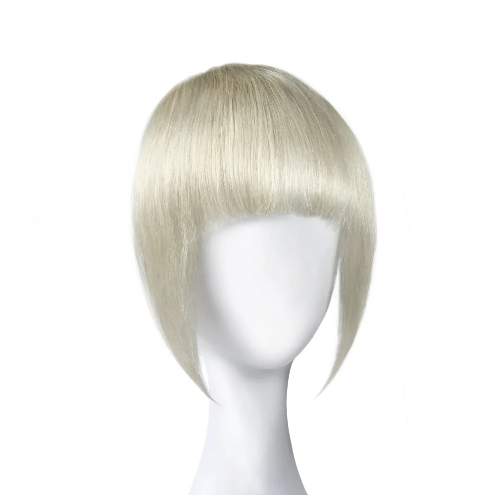 Ice Blonde Clip In Fringe - Image 3