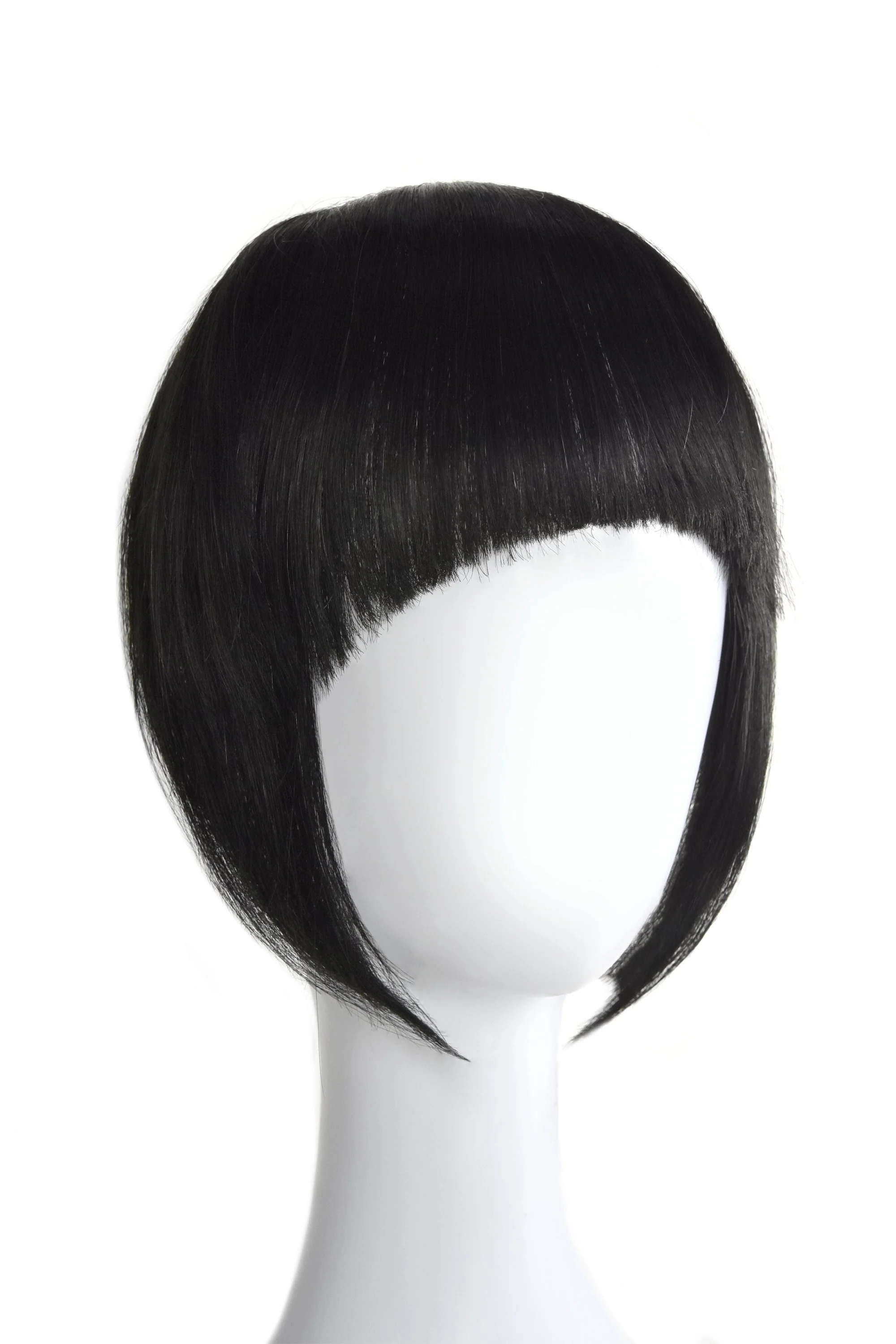 Jet Black Clip In Fringe (#1) - Image 2