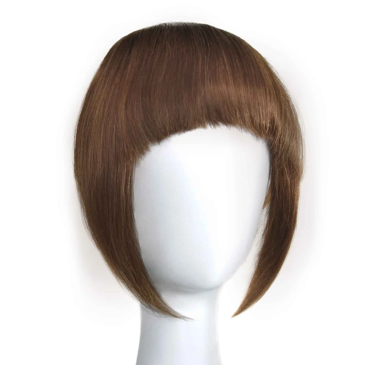 Light/Chestnut Brown Clip In Fringe (#6) - Image 2