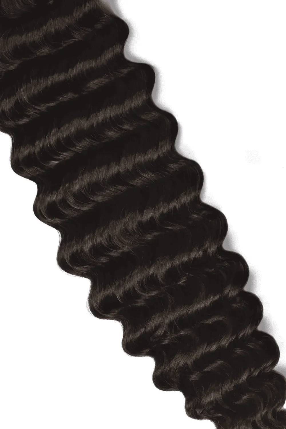 Darkest Brown (#2) Curly Clip In Hair Extensions - Image 4