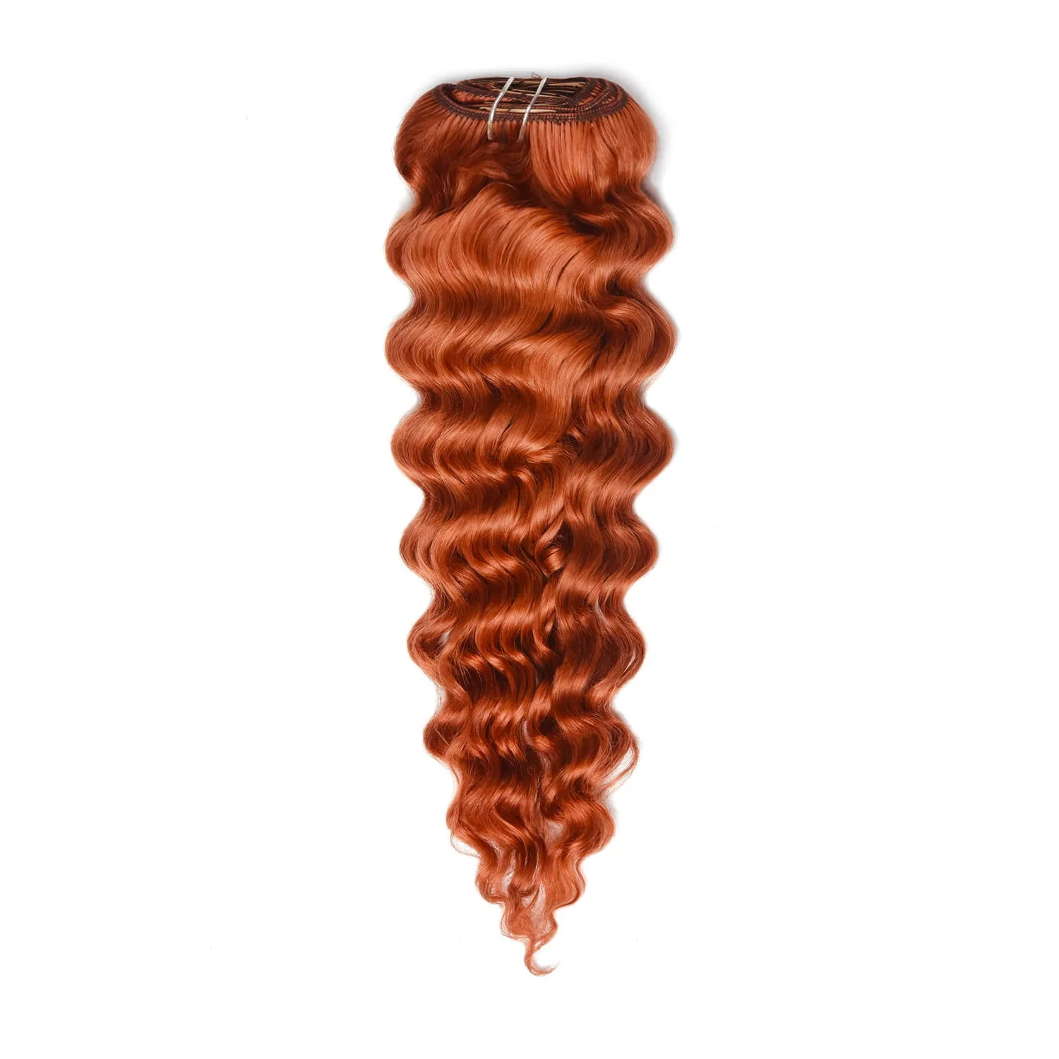 Flaming Ginger (#350) Curly Clip In Hair Extensions