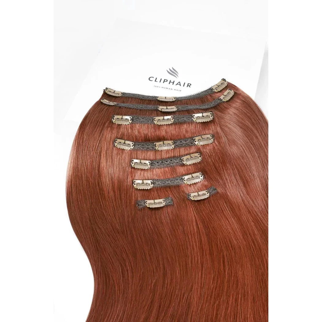 Dark Auburn/Copper Red (#33) Ultra-Volume Clip In Full Head Set (240-300G)