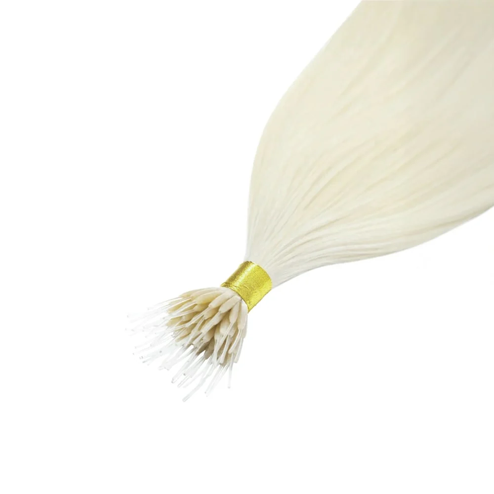Iceblonde Remy Royale Nano Bond Hair Extensions - Image 2
