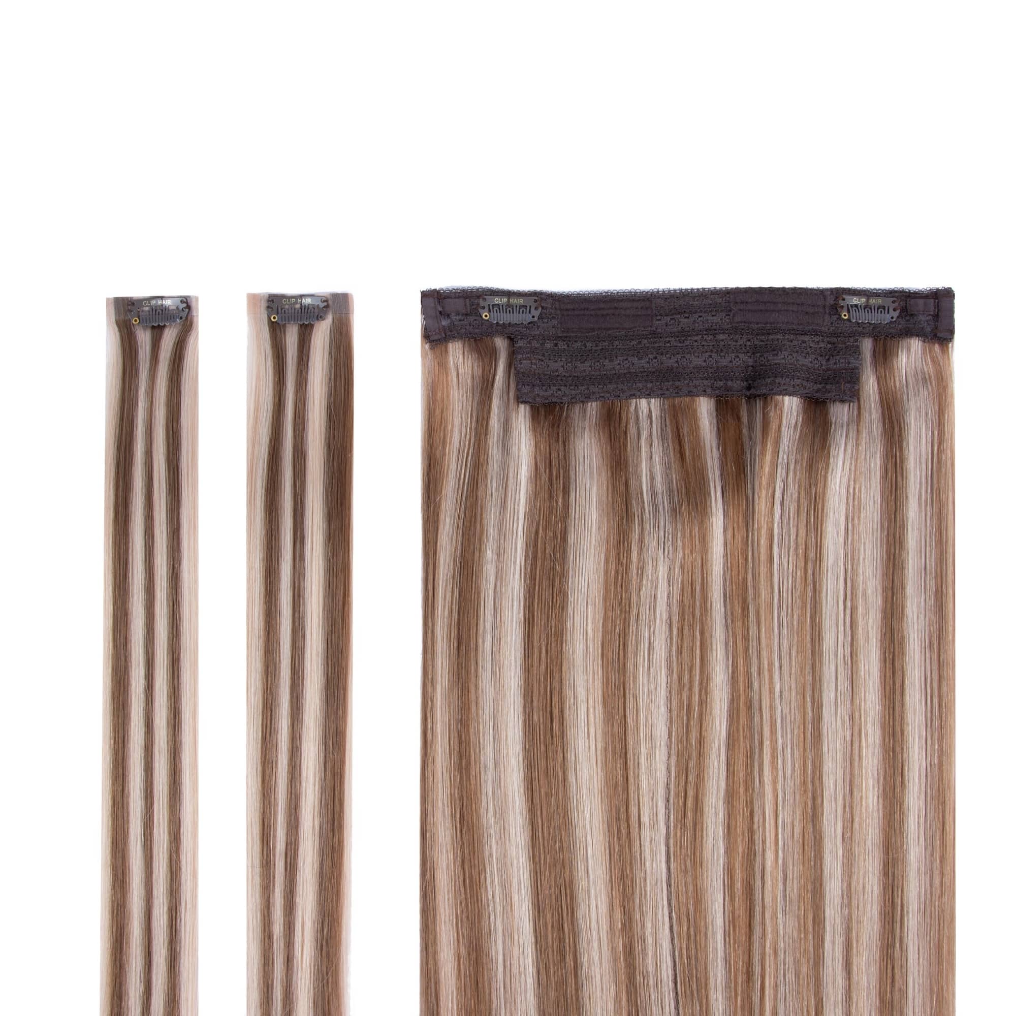 Iced Cappuccino (#14/22) Halo Hair Extensions - Image 2