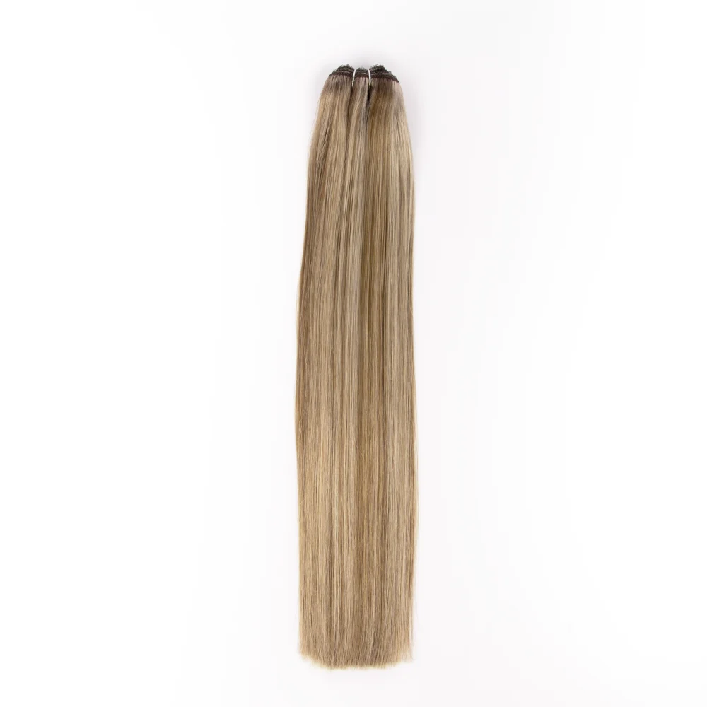 Iced Cappuccino (#14/22) Remy Royale Double Drawn Weave Extensions