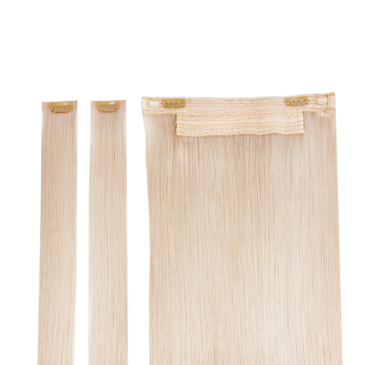 Light Ash Blonde (#22) Halo Hair Extensions - Image 2