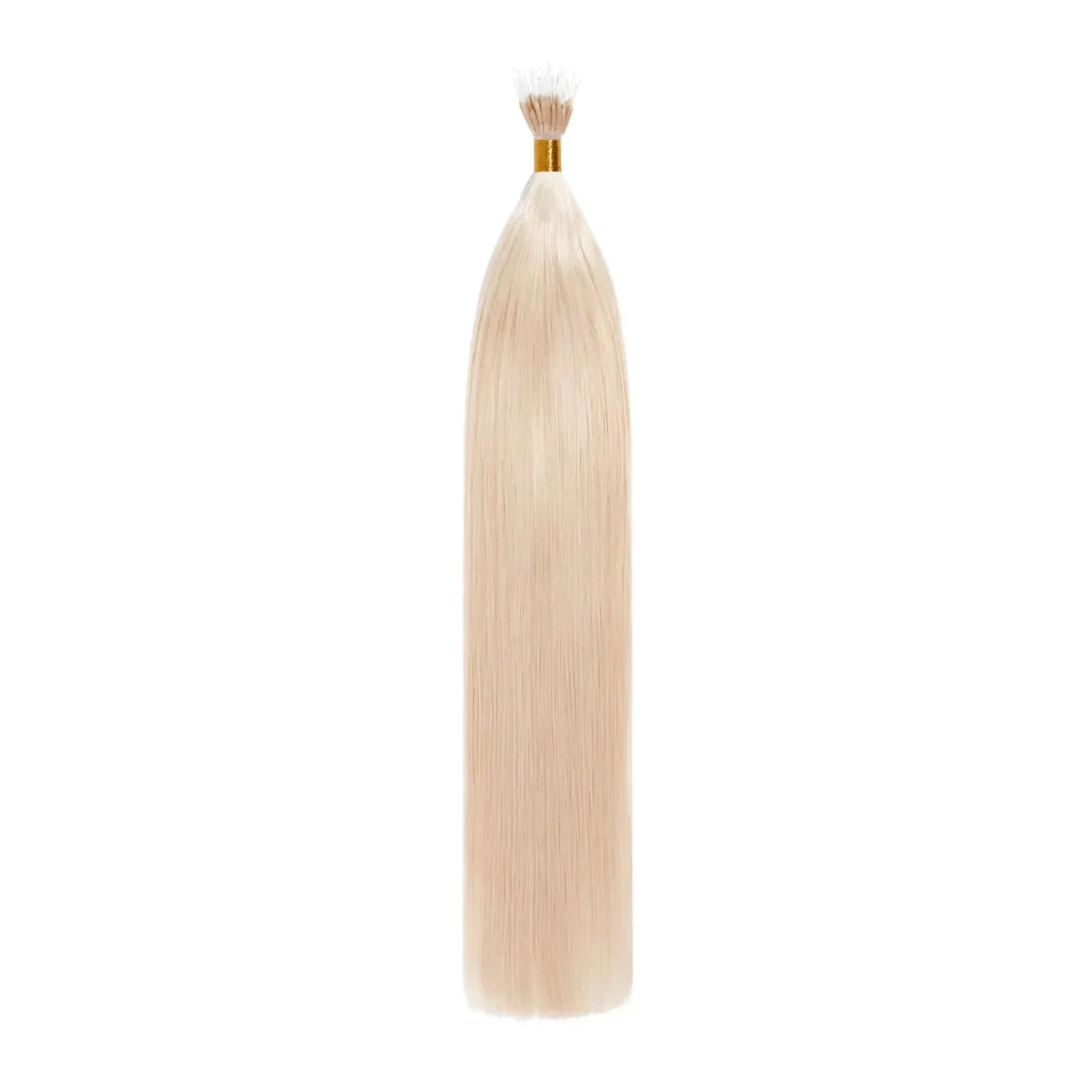 Light Ash Blonde (#22) Remy Royale Nano Bond Hair Extensions - Image 2