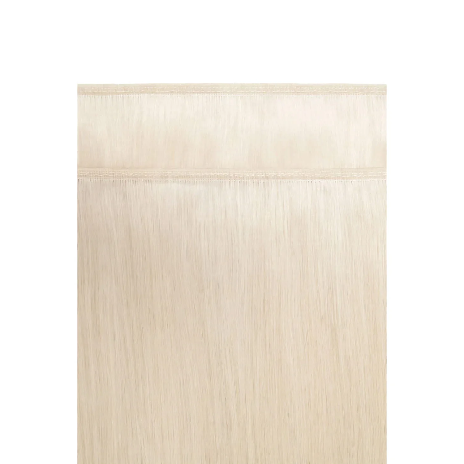 Lightest Blonde (#60) Remy Royale Flat Weft Hair Extensions - Image 2