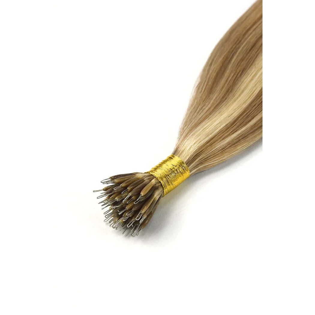 Biscuit Blondey (#18/613) Nano Ring Hair Extensions - Image 2