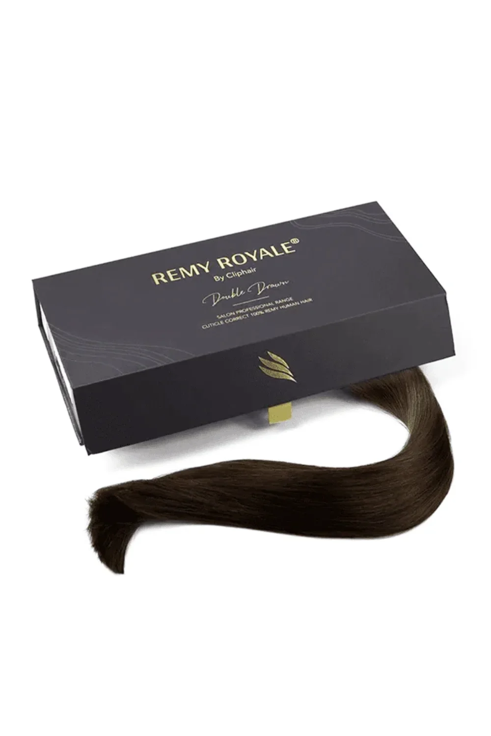 Dark Brown (#3) Nano Ring Hair Extensions - Image 3