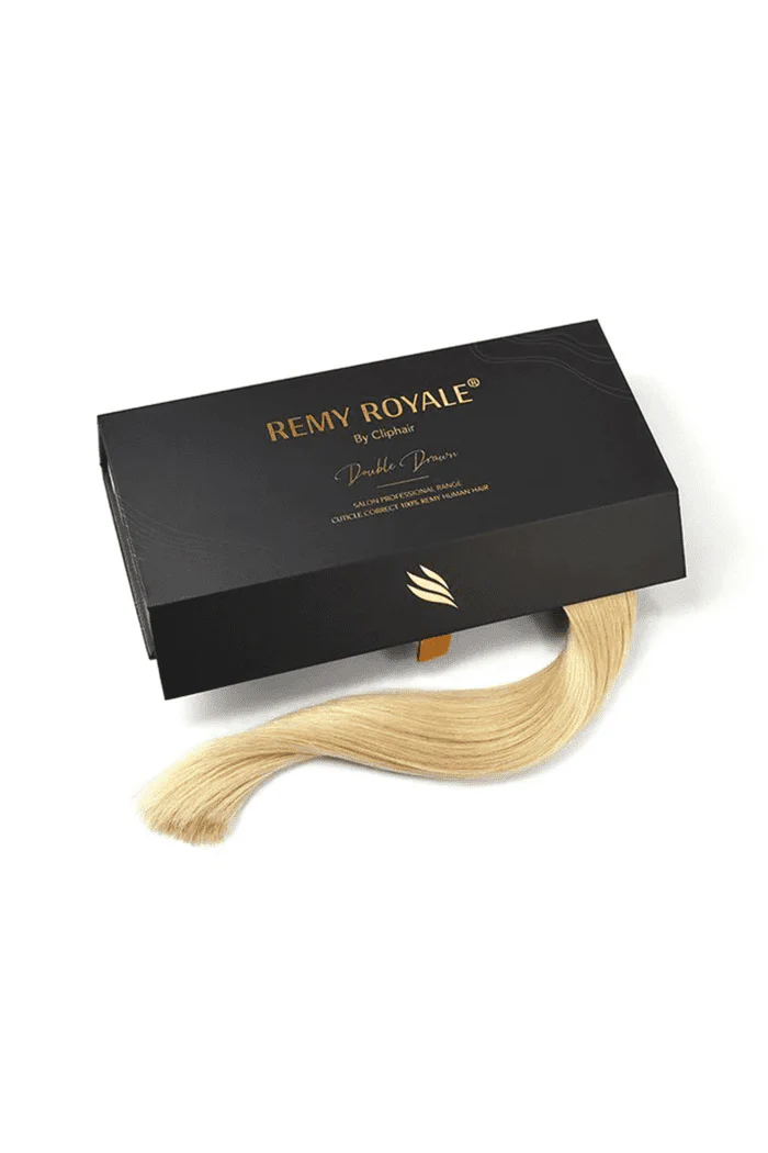 Light Golden Blonde  (#16) Nano Ring Hair Extensions - Image 3