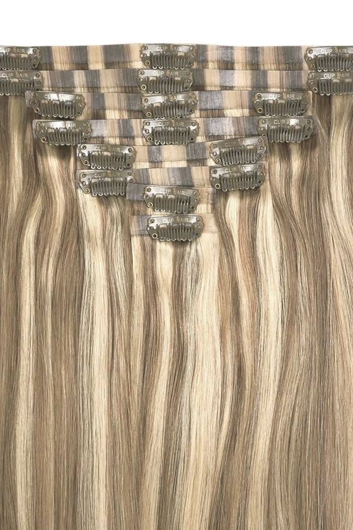 Oak Brondie Double Drawn Seamless Clip In Hair Extensions - Image 2