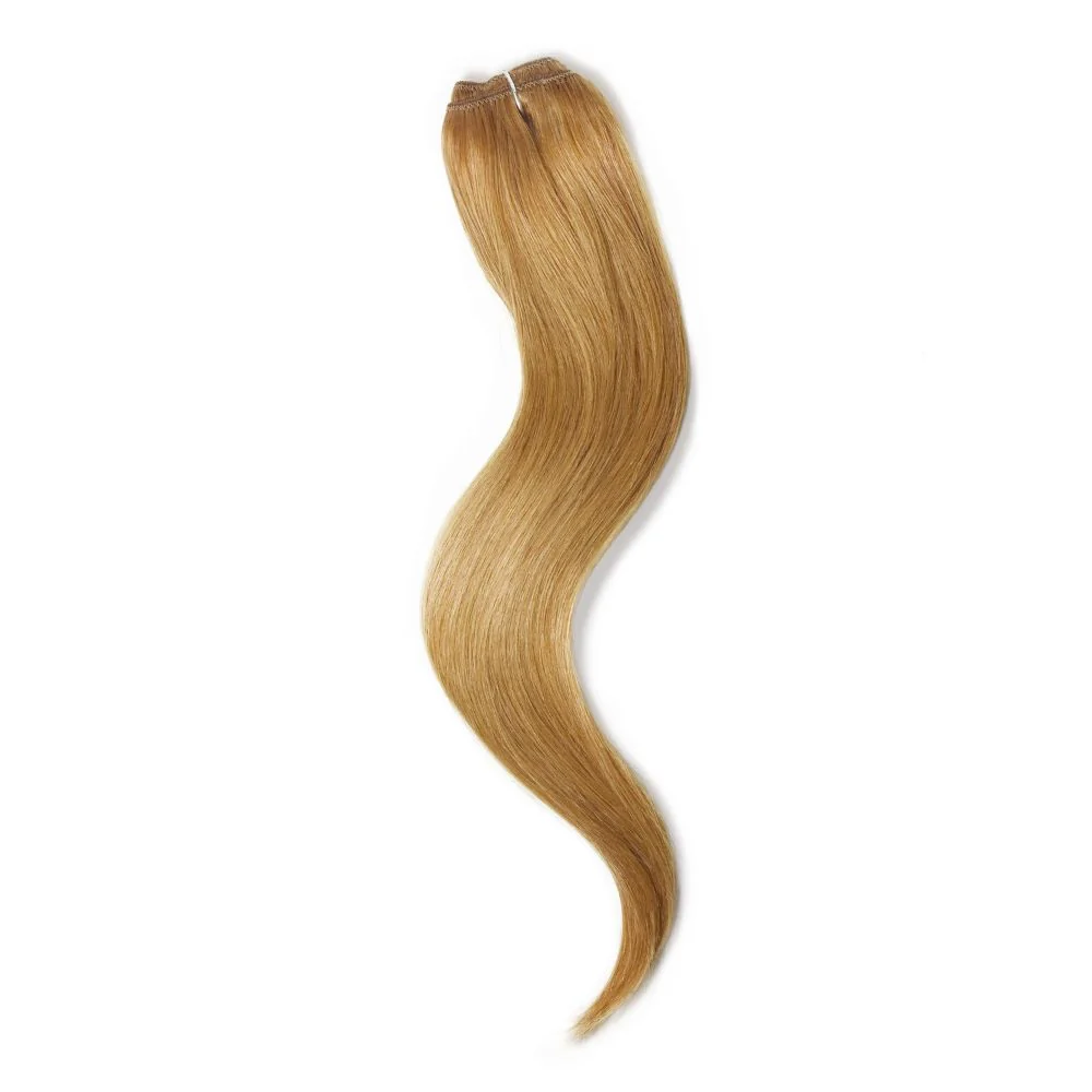 Strawberry/Ginger Blonde (#27) One Piece Clip In Hair Extensions (Top-Up) - Image 3
