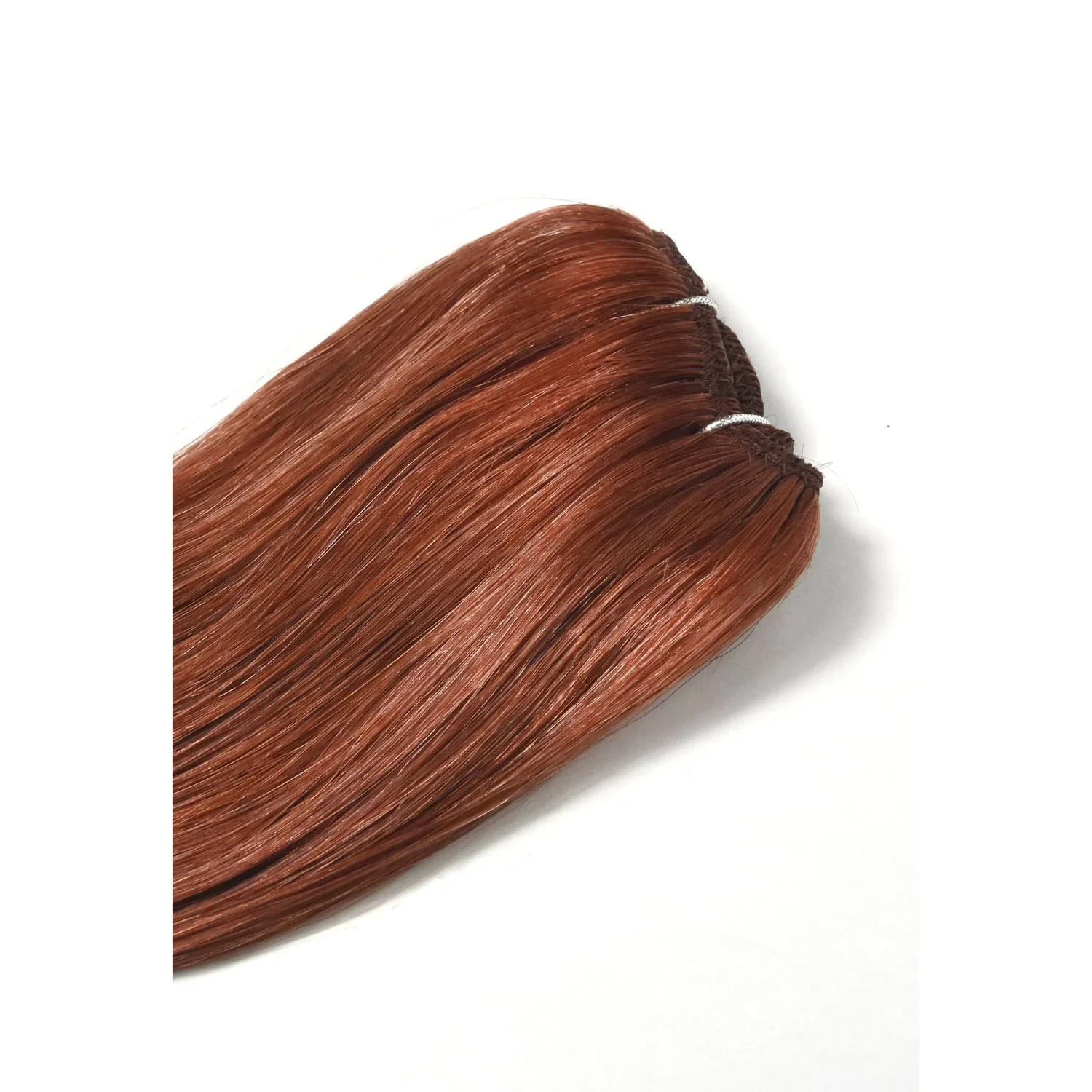 Dark Auburn / Copper Red (#33) One Piece Clip In Hair Extensions (Top-Up) - Image 2
