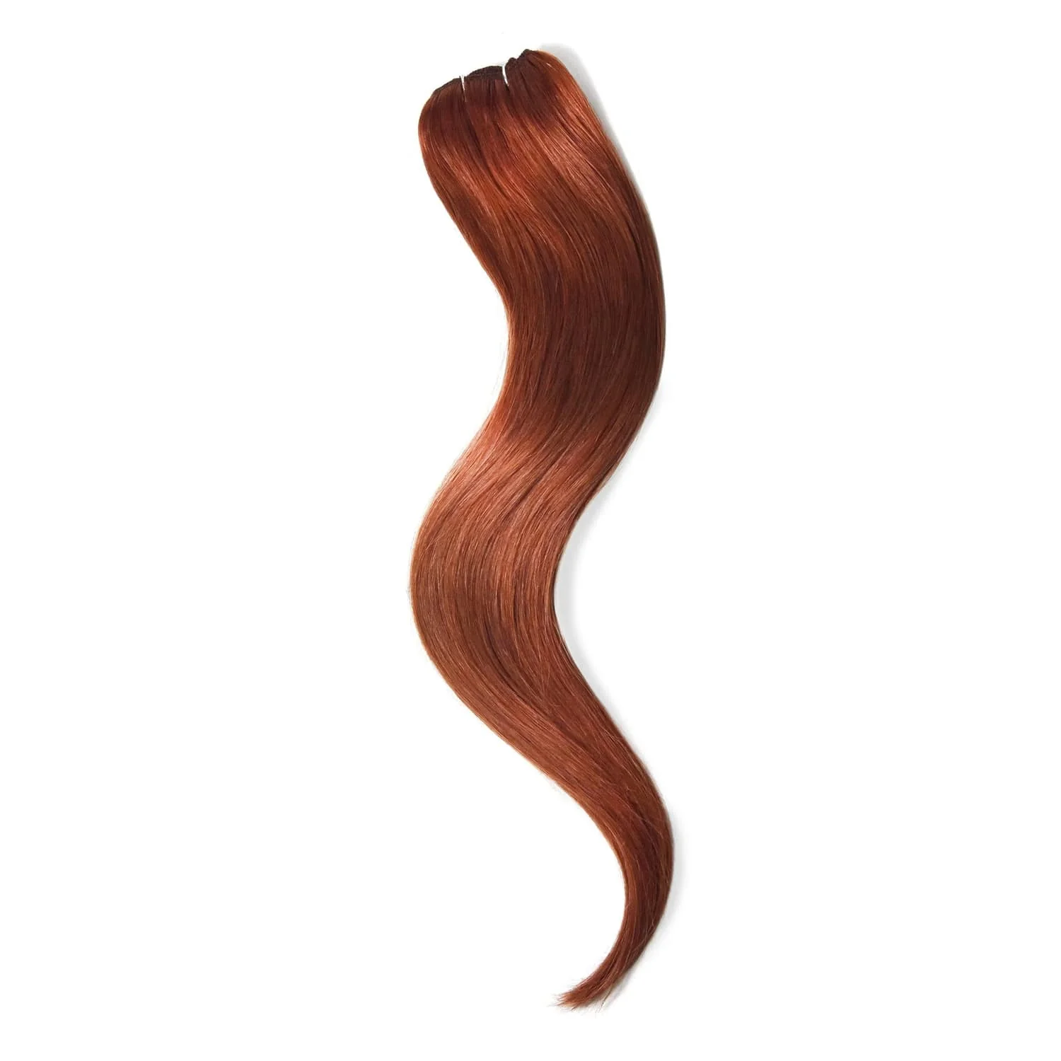 Dark Auburn / Copper Red (#33) One Piece Clip In Hair Extensions (Top-Up) - Image 3