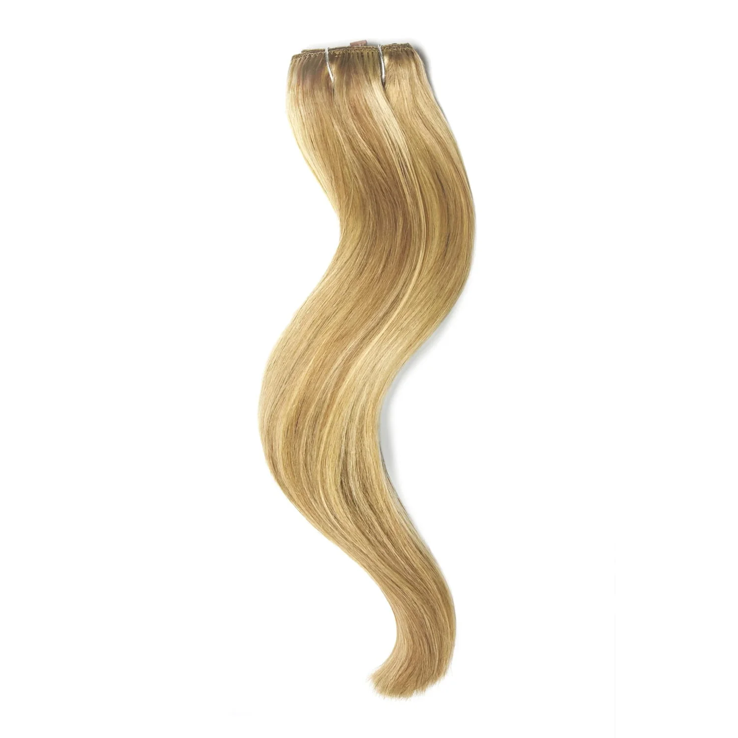 Biscuit Blondey (#18/613) Quad Weft Clip In One Piece Hair Extensions - Image 2