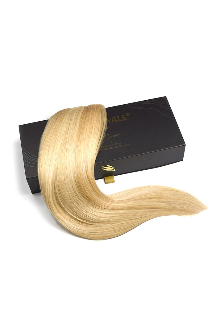 Remy Royale Double Drawn Human Hair Weft Weave Extensions - Barbie Blonde (#16/60) - Image 3