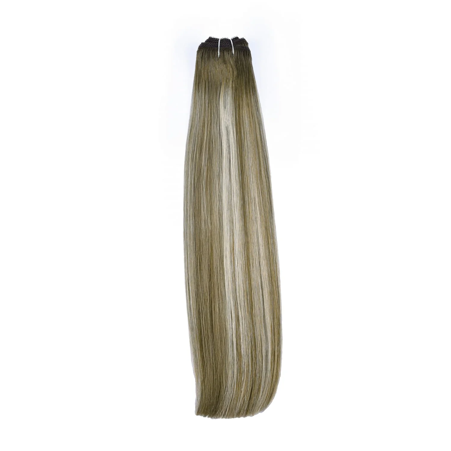 Remy Royale Double Drawn Human Hair Weft Weave Extensions - Ash Bronde Balayage