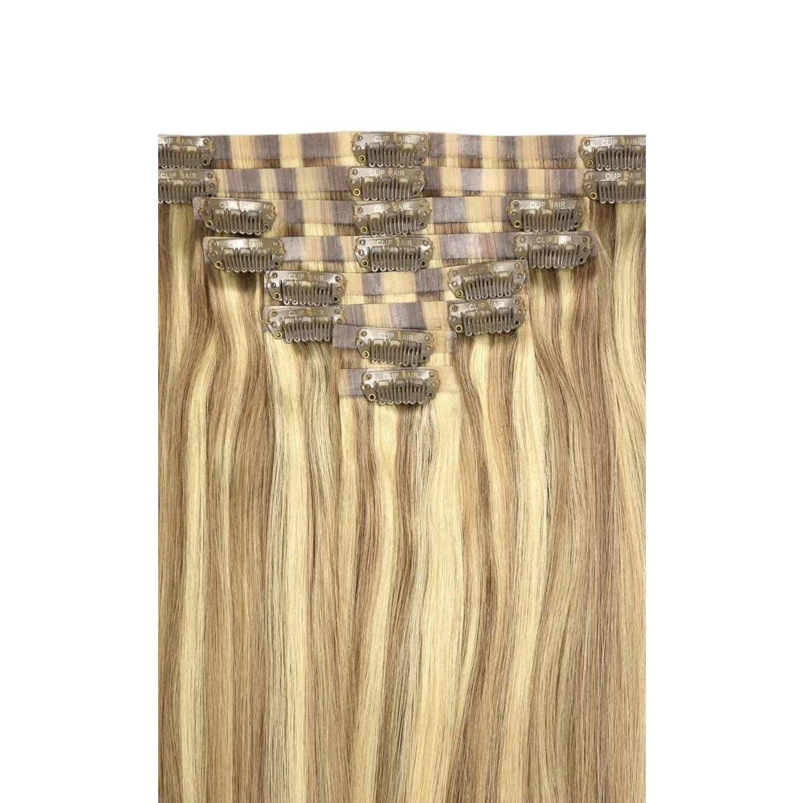 Biscuit Blondey (#18/613) Double Drawn Seamless Clip In Hair Extensions - Image 2