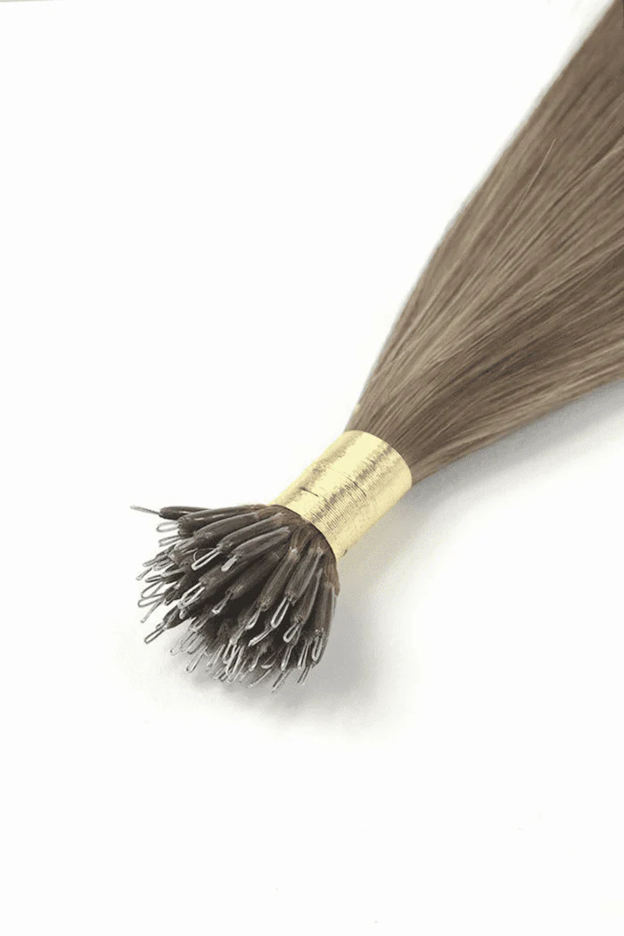 Silver Sand (#SS) Nano Ring Hair Extensions - Image 2