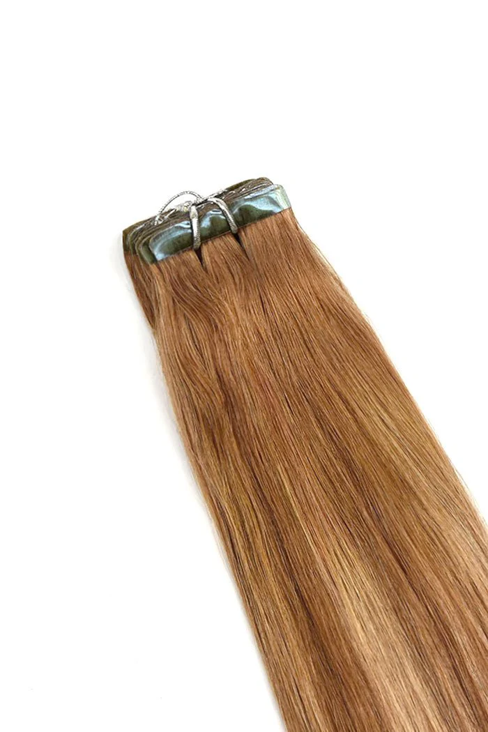 Cinnamon Swirl Balayage Tape In Hair Extensions - Image 3