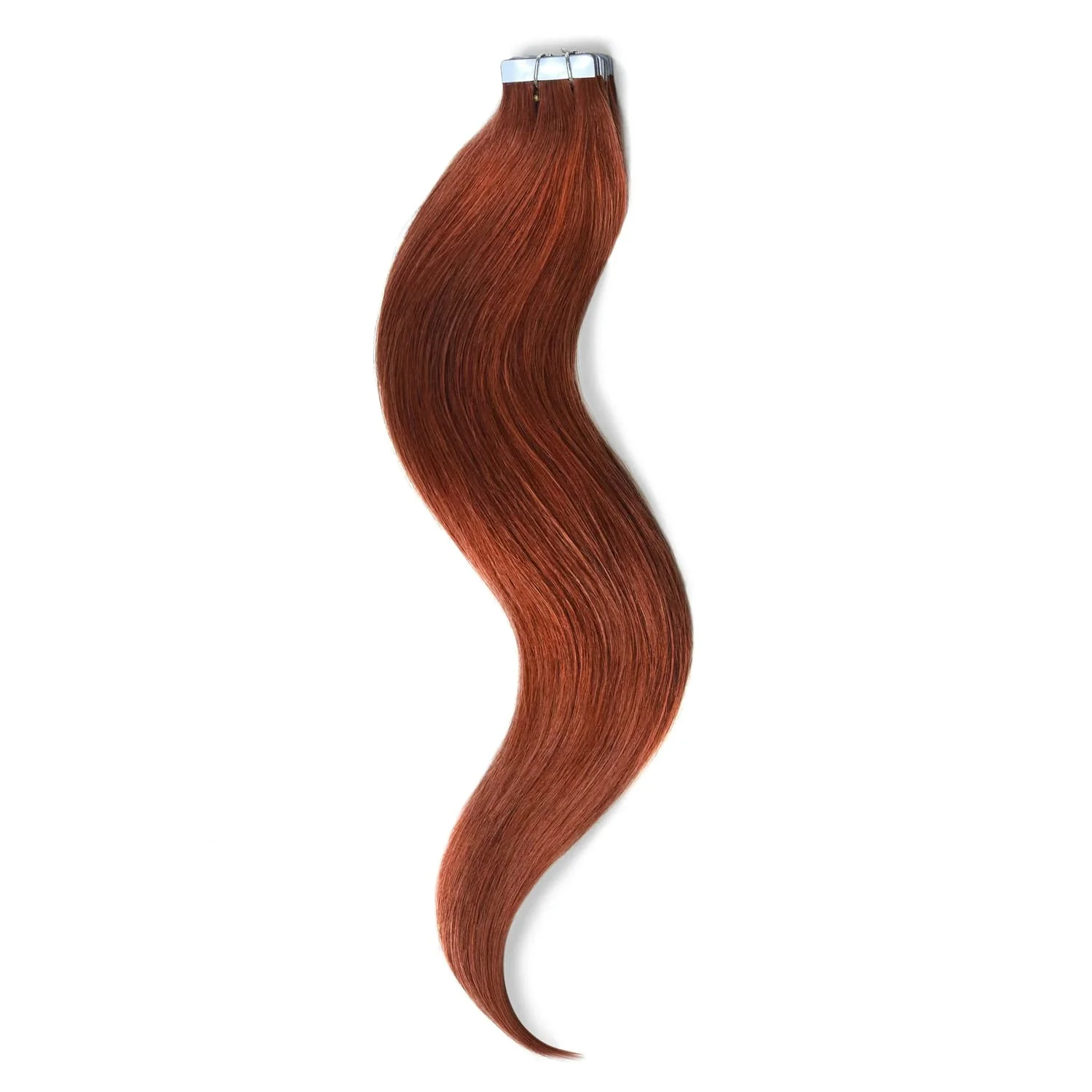 Dark Auburn/Copper Red (#33) Tape In Hair Extensions