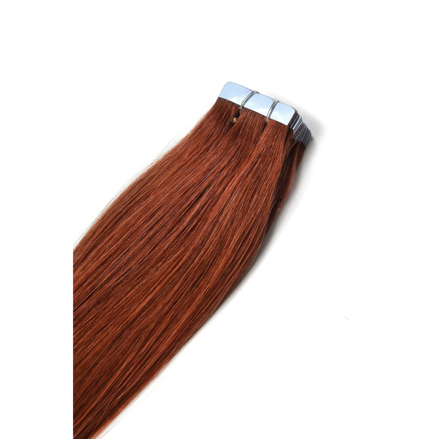 Dark Auburn/Copper Red (#33) Tape In Hair Extensions - Image 2